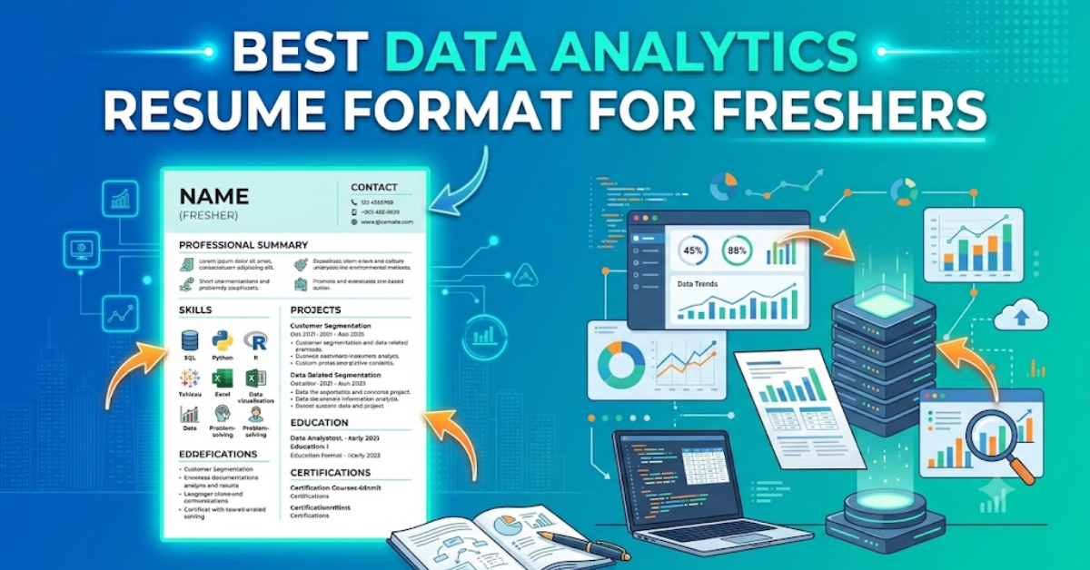 Best Digital Marketing Resume Format for Freshers