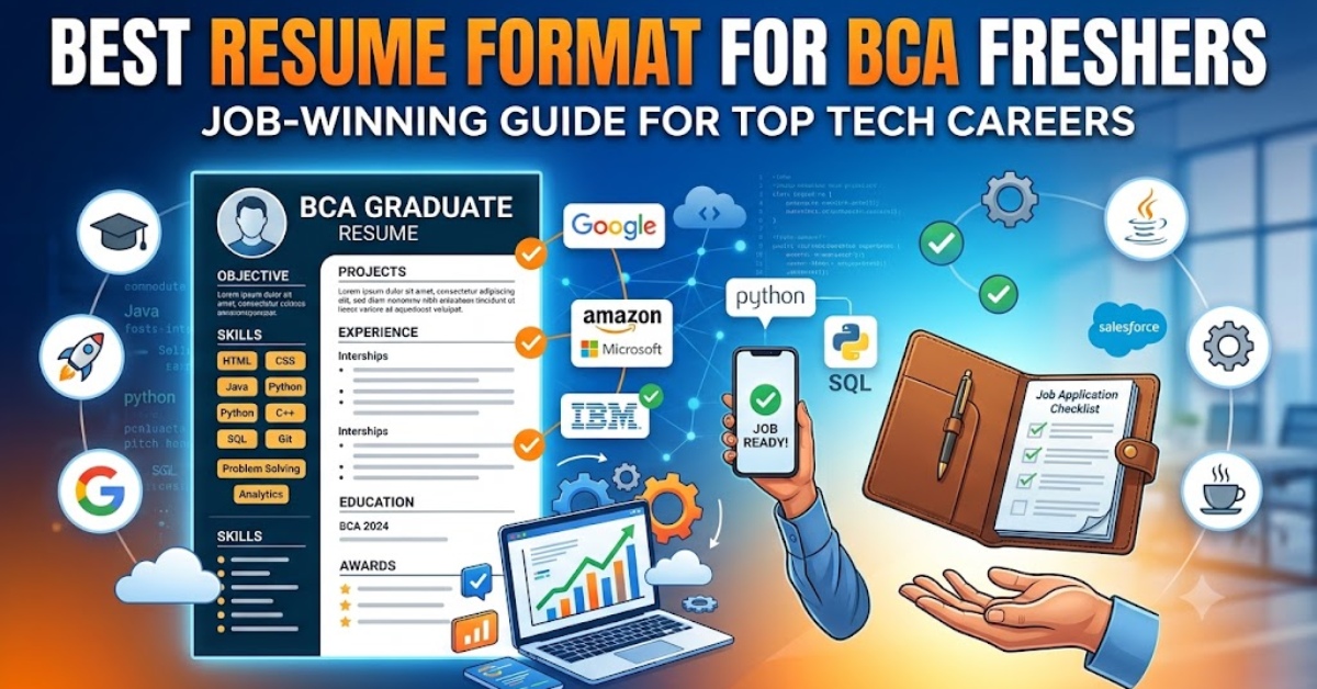 Best Digital Marketing Resume Format for Freshers