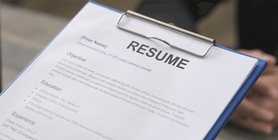How to write a resume for an internship