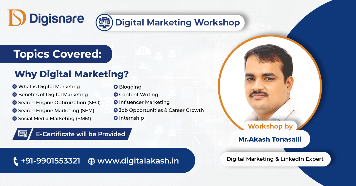 Digital Marketing Workshop