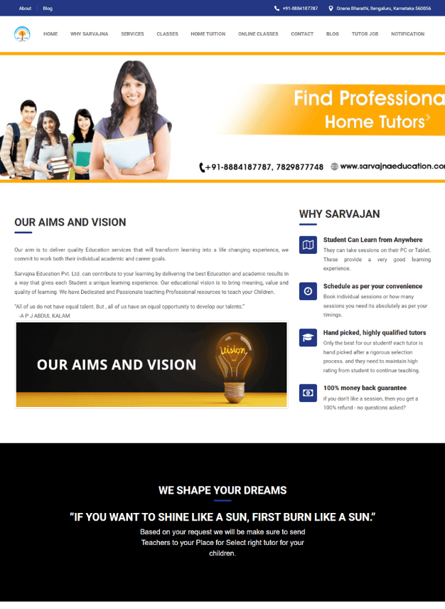 Sarvajna education