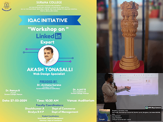 Faculty Development Program In Surana College, Bangalore